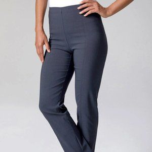 NWT Franne Golde Sz 12 Charcoal All Season Classic Magic Pants Pull On Career
